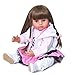 XIAOLIZI 55cm Anatomically Correct Girl 22inches Reborn Baby Dolls Full Body Silicone Girls Bathable Handmade Reborn Dolls Tan Couleur Réaliste Look Newborn Dolls Cadeaux pour Les Filles