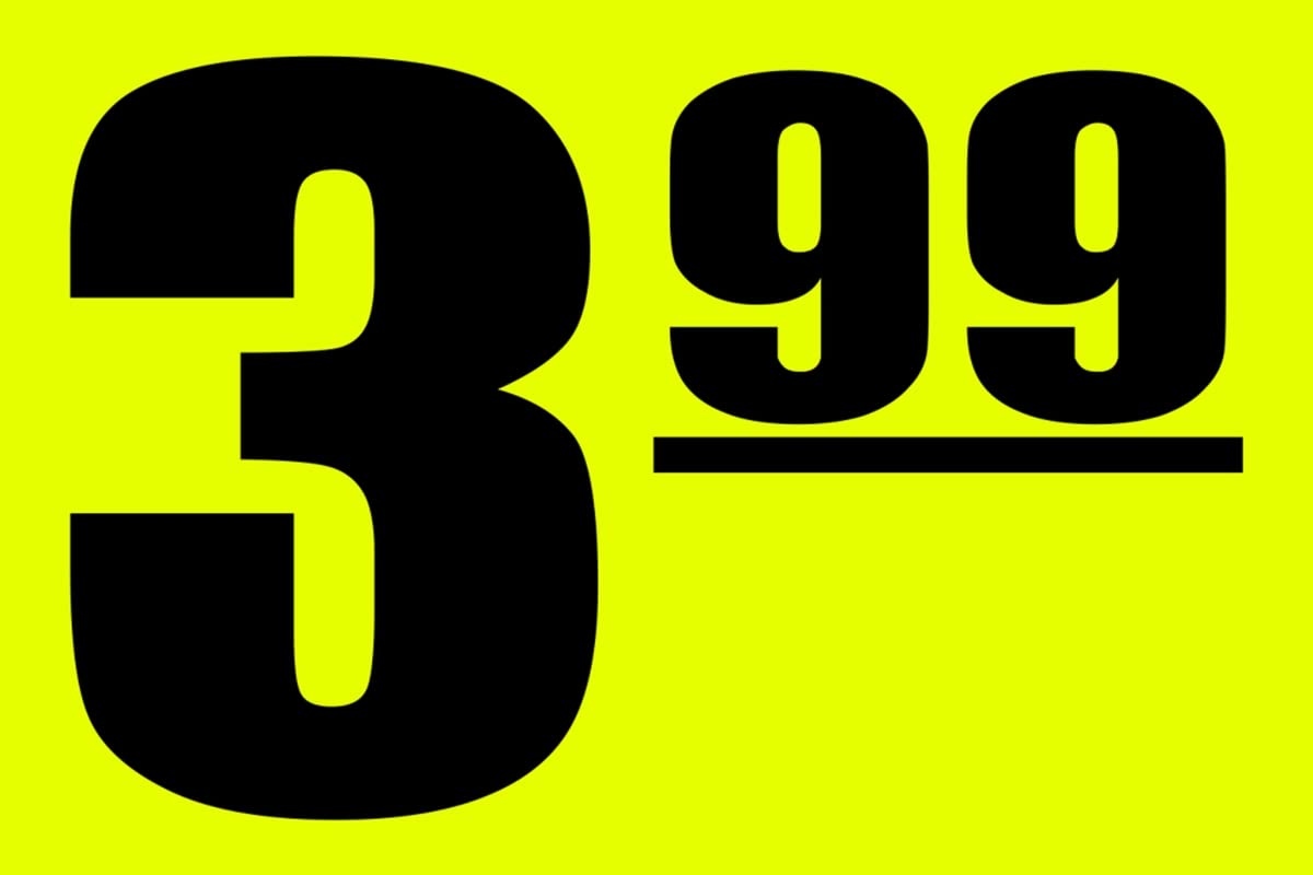 500 Labels 1-1/4x7/8 Yellow First Class Retail Mailing Stickers