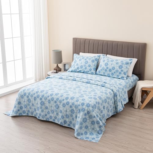 Great Bay Home Flannel Sheet Set Queen Size thumb #1