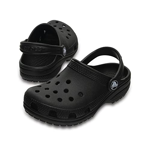 Image of Crocs Unisex-Child Classic Clogs, Black, 10 Toddler