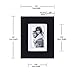 Malden 2x3 Picture Frame - Wide Real Wood Modling, Real Glass - Black