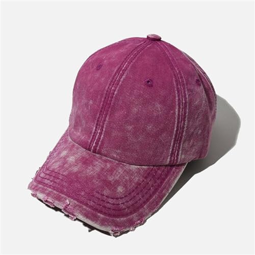 Image of Classic Washed Distressed Vintage Baseball Cap Unconstructed Soft Cotton Denim Dad Hat for Men Women