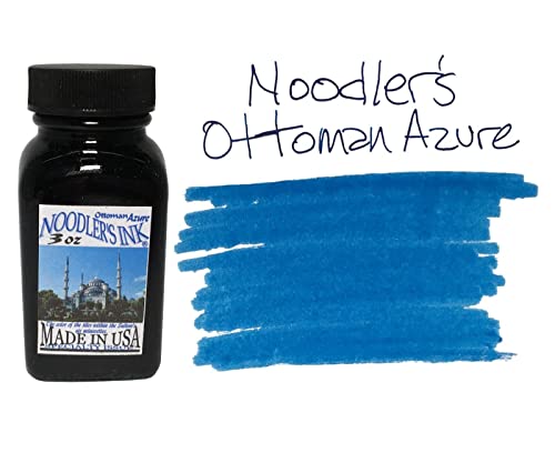 Noodlers Ink 3 Oz Ottoman Azure encre pour stylo plume flacon bleu turquoise