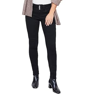 Royalty Women Wannabettabutt 3 Button Skinny Ankle Jean