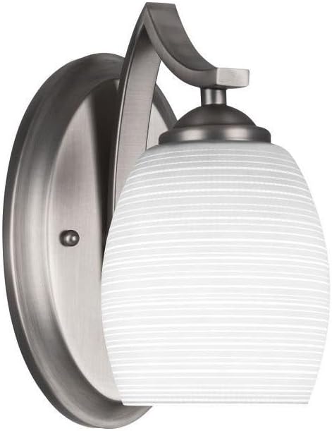Toltec Lighting Zilo 1 Light Wall Sconce in Graphite (551-GP-4021)
