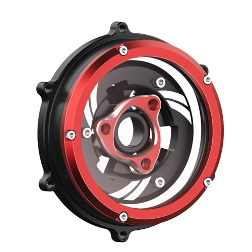 Couvercle latéral moteur Ducati Panigale V2 en aluminium CNC et verre transparent