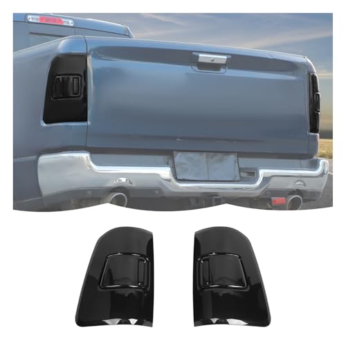 RT-TCZ Smoked Black Tail Light Lamp Cover Guard Trim Decoration Exterior Accessories for Dodge RAM 2019-2025 by RT-TCZ - Used condition - US$68.30