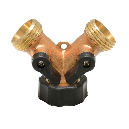 Mejores review On-line Piezas riego disponible en línea para comprar. 33 Surtek 130334 Adaptador para manguera de riego en 'Y' de bronce 11 x 7 cm