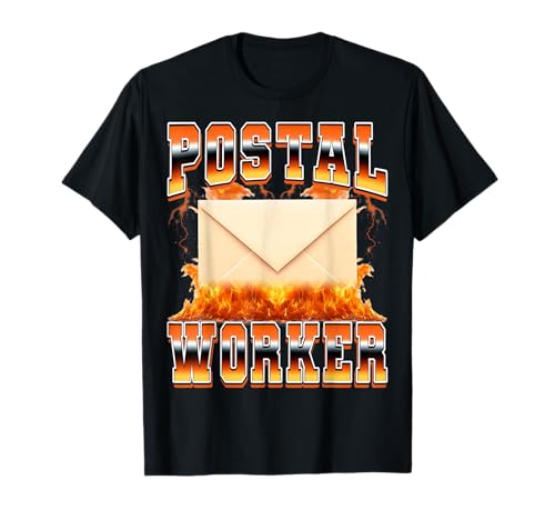 Photo de Employé Postal Service Postal Mailman Post Office 90s Bootleg T-Shirt