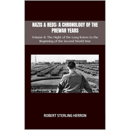 Nazis & Reds: A Chronology of the Prewar Years Audiolibro Por Robert Sterling Herron, Robert Herron arte de portada