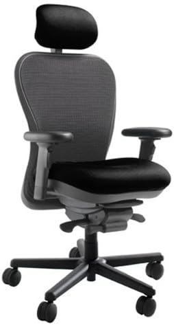 Mesh Back CXO Heavy Duty Big and Tall Office Chair Fabric: Mystic Black, Headrest: Included