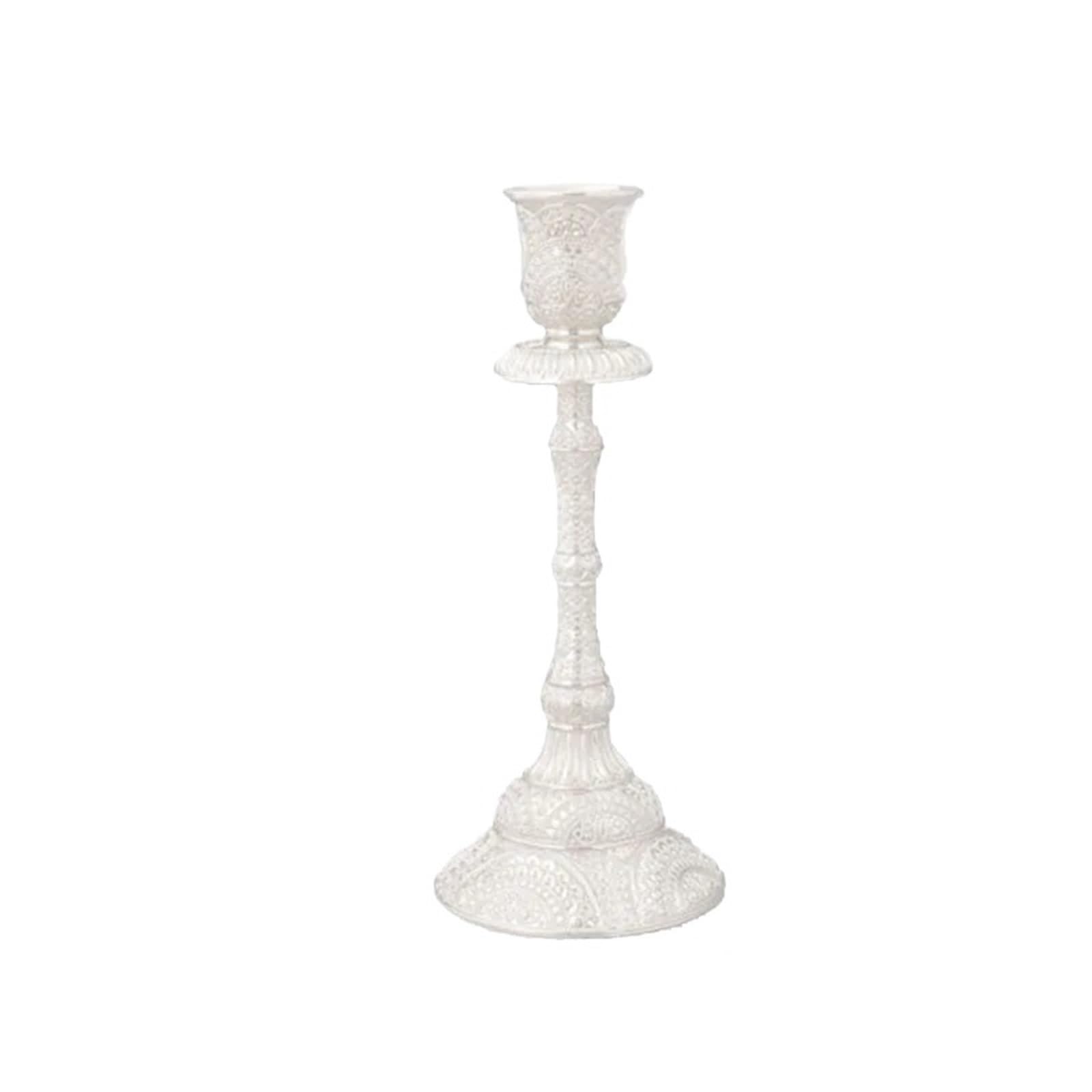 portavelas Navidad Candelabros de Metal 2 Piezas, candelabros Dorados y Plateados, Decoraciones for Bodas, hogar(Style 4)