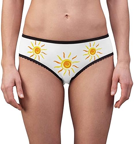 SpreadPassion Sun Panties, Sun Underwear, Briefs, Cotton Briefs, Funny Underwear, Panties For Women