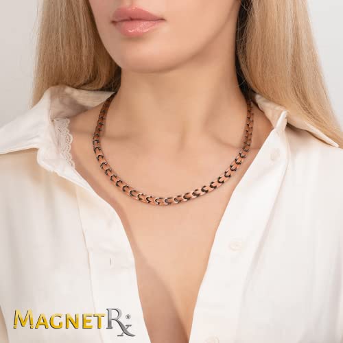 Magnetrx® Copper Magnetic Necklace - Ultra Strength Magnetic Necklace - 99.9% Pure Copper Necklace With Magnets (21.50 Inches, Style: Classic) #TOP1