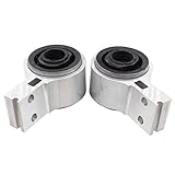 NewYall Pair Front Lower Rearward Suspension Control Arm Bushing with Bracket Housing for Ford Explorer 2011-2019 Police Interceptor Utility 2013-2019 Left Driver and Right Passenger Side