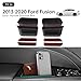DWKJMYCP 4PCS Door Side Storage Box for Ford Fusion 2013 2014 2015 2016 2017 2018 2019 2020 Front and Rear Accessories Phone Holder Door Grab Handle Pocket Storage Organizer ABS Plastic, Red Mat
