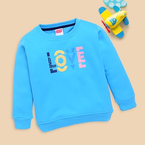 Image of LuvLap Baby Girls Full Sleeve Sweatshirt & Pyjama Set