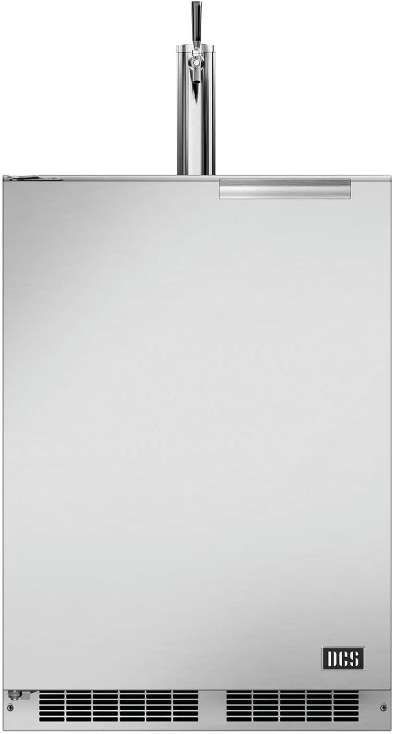 DCS 24-Inch 5.7 Cu. Ft. Left Hinge Outdoor Rated Single Tap Beer Dispenser/Kegerator - RF24TL2
