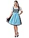 Spooktacular Creations Women Oktoberfest Dress, Halloween Embroidery German Beer Bavarian Costume for Halloween Cosplay and Beer Festival -L
