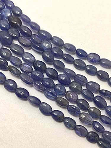 Perles de tanzanite naturelle pour créer vos propres bijoux de soirée faits main