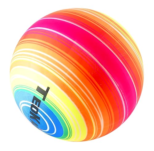 CUCUBA Pelota multicolor arco iris de goma de agua voleibol balonmano waterpolo diámetro 22 cm