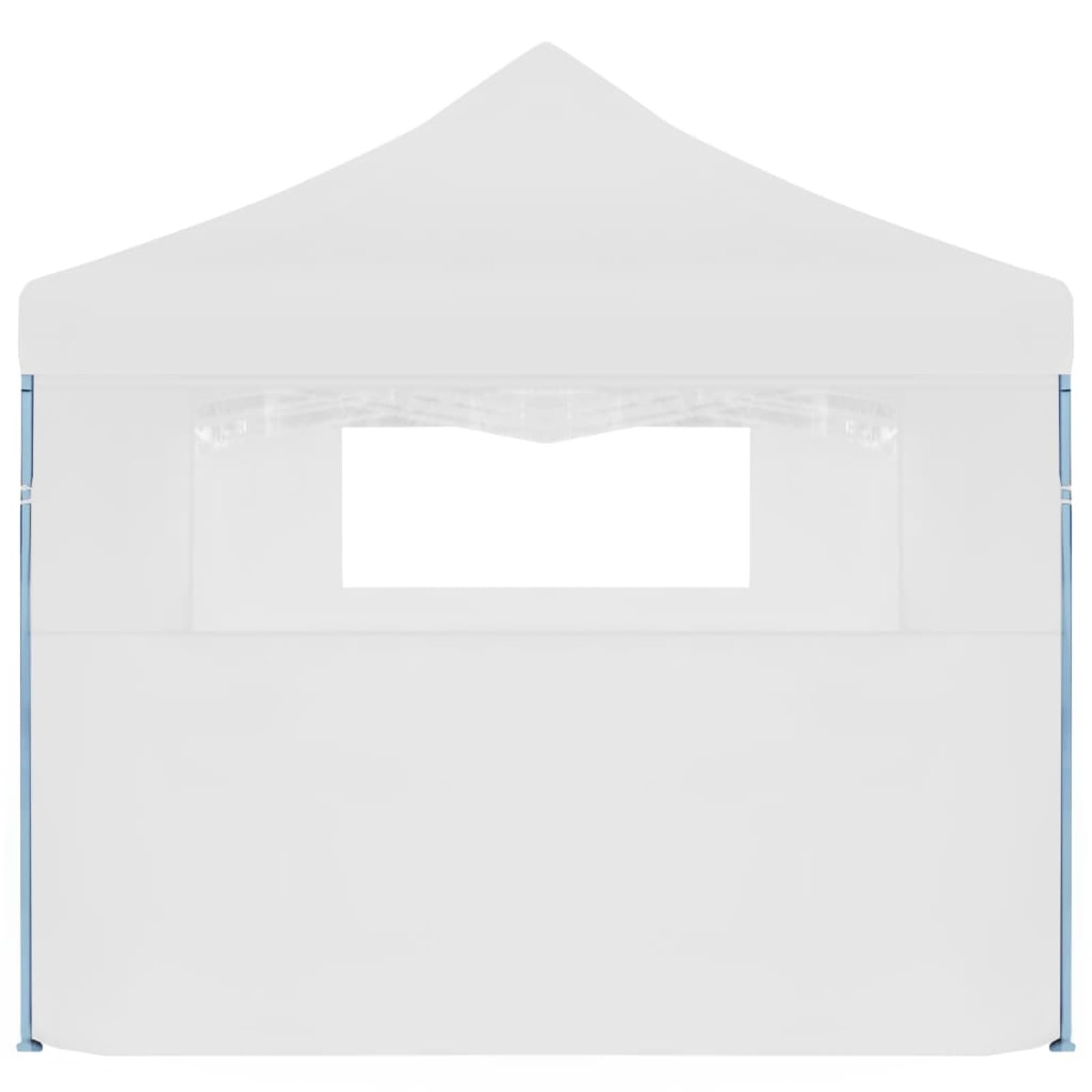 Pop-Up Partyzelt Faltbar mit 5 Seitenwänden 3x9 m Weiß Pavillon, Faltpavillon, Gazebo, Überdachung Garten, Sonnenschutz Zelt, Poolzelt, Pop Up Zelt, Pergola