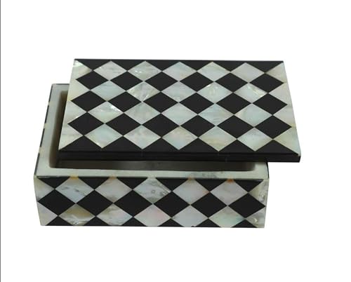 Boîte en nacre rectangulaire pour sublimer votre coiffeuse et organiser vos accessoires