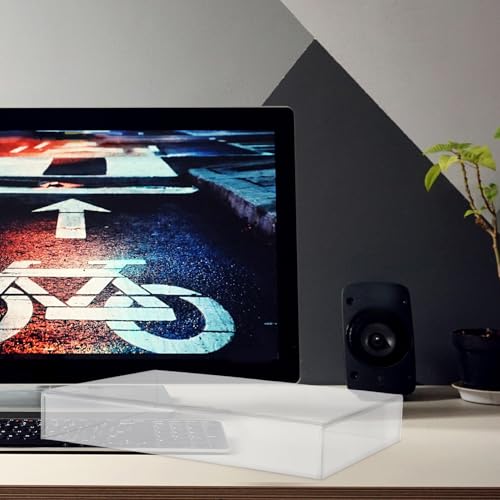 Cubierta de teclado de acrílico resistente con acabado limpio transparente 7