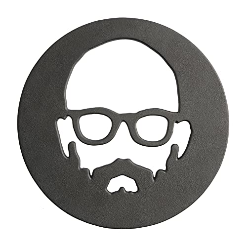 Dessous de plat en fonte de 8 po avec visage pré-assaisonné de Babish Cookware