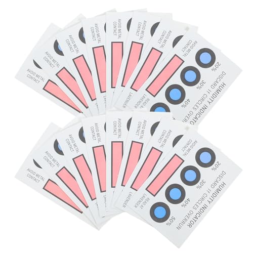 Cartes indicatrices d'humidité sans cobalt papier 20%-50% 200pcs