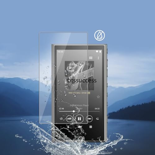 Image of 9H Scratch-Proof Premium Front LCD Screen Protector Guard Tempered Glass Protective Film for Sony Walkman NW-A300 Series NW-A306 NW-A307 (2pcs)