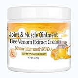 QUIETSPACE 10x Extract Bee Venom Serum, Joint & Muscle Release Cream - Power Effective, Works Instantly for Back, Neck, Hand, Foot, Knee, Muscle, Shoulder, Hip, Nerve, Vitamin B6, Aloe Vera, MSM