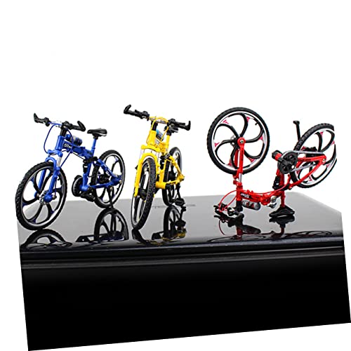 TOYANDONA Mini Modelo De Bicicleta Miniaturas De Brinquedo De Bicicleta Decoração Retrô Decoração De