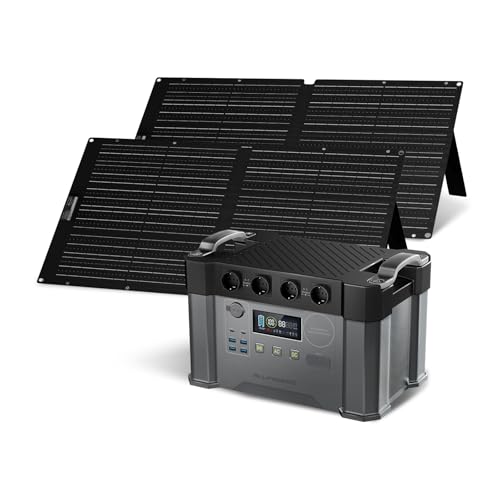 ALLPOWERS Tragbares Powerstation (S2000) 1500Wh 2000W AKKU Solargenerator Mobiler Stromspeicher Power Station(4000W...