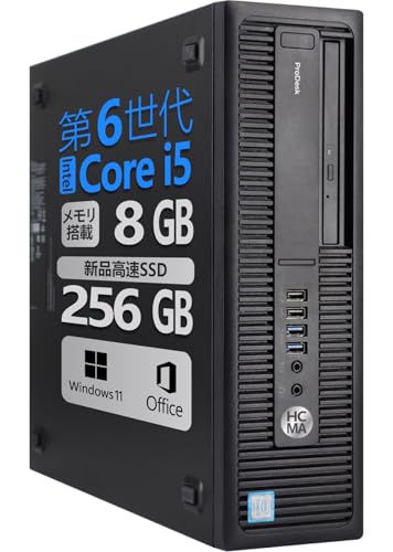 �y�����ςݕi�z �f�X�N�g�b�v�p�\�R�� PC 600G2/800G2 SFF����6���� Core i5-6500 Windows11 MS & Office 2019 WIFI �����\ DVD DisplayPort �}���`��ʑΉ�/�����ݒ��/�����p�t�H�[