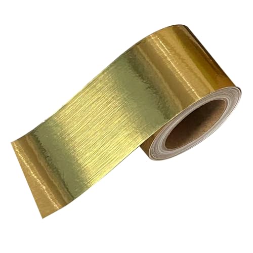 NICETICKE Brushed Gold Metallic Duct Tape (2 Inches x 11 Yards)