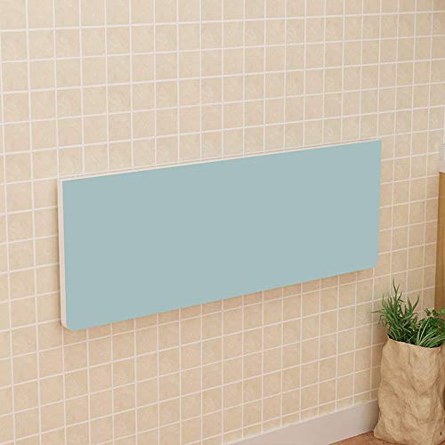 Table pliante blanche gain de place murale en verre pour cuisine