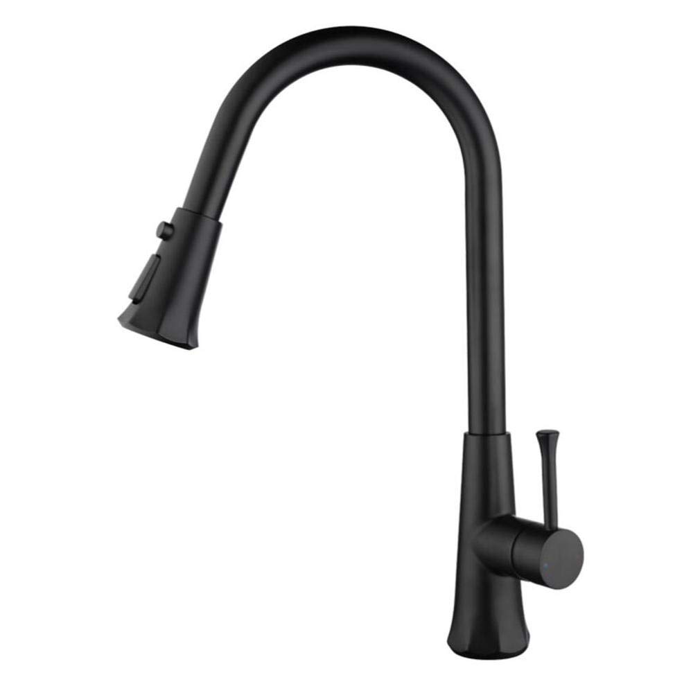 Robinet de cuisine avec douchette extractible et jet multifonction en laiton