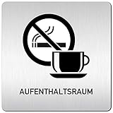 Türschild aus 1,5 mm Aluminium  Fein geschliffene Oberfläche in Edelstahloptik