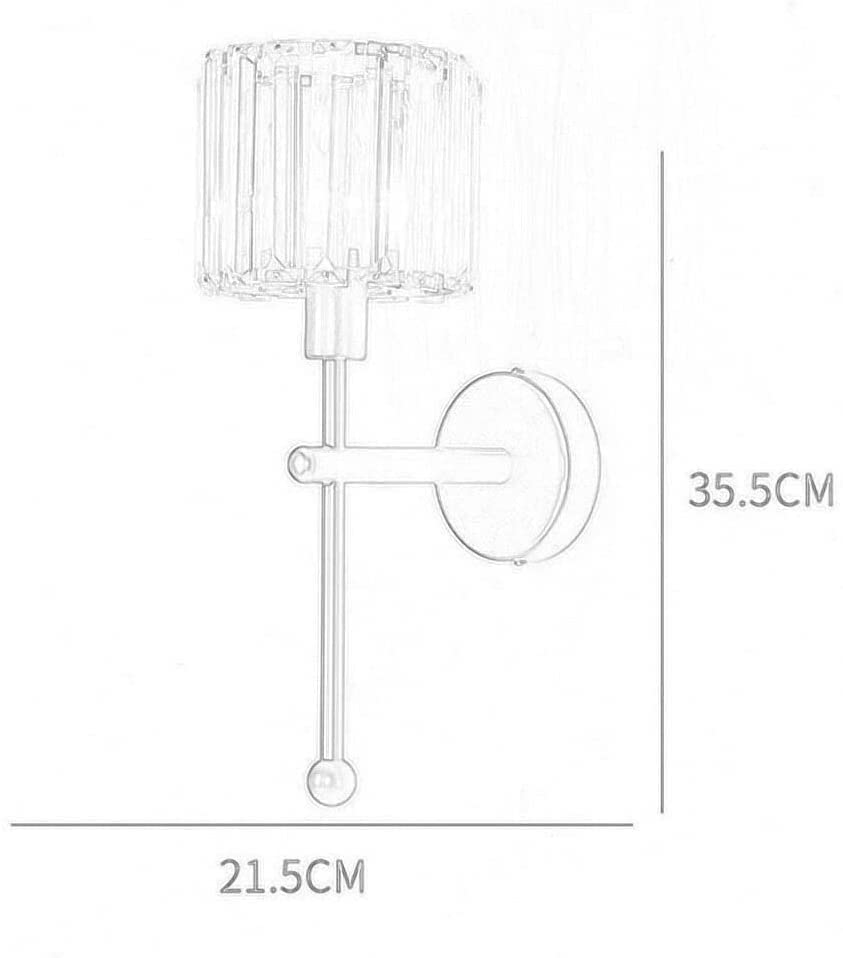 Aplique de pared creativo E14 de diseño minimalista 6