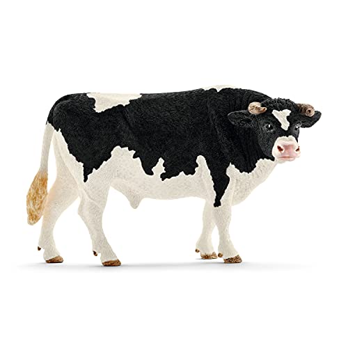 Taureau Holstein Schleich 13796 figurine de ferme réaliste pour collectionneurs