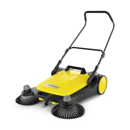 Kärcher S 6 Barredora Manual con dos Cepillos Laterales, 3.000 m²/h, depósito 38 L (1.766-460.0)