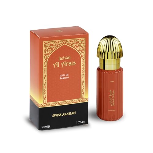 Swiss Arabian Fadwat Al Arais - Perfume for Women - Women's Perfume with Rich Scent Projection - White Floral and Aldehydic Top Notes - 1.7 oz