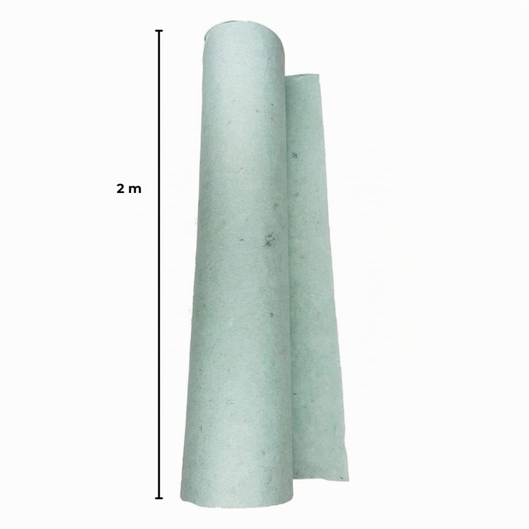 EINSIDE Tissu géotextile non tissé, Grammage 200 g/m², 2 x 50 mètres (100 m²) | Géotextile 100 % PES, couverture 100 m²