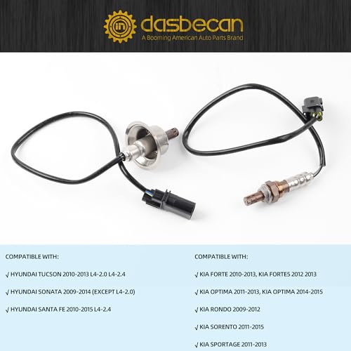 image for Dasbecan Upstream & Downstream Oxygen Sensor 234-5029 234-4238 Compati