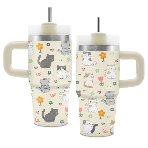 Cat Themed Tumbler