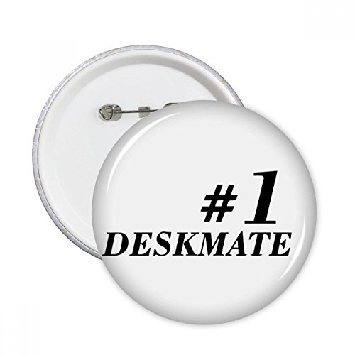Pins vêtement décoration avec badge rond multicolore DIYthinker