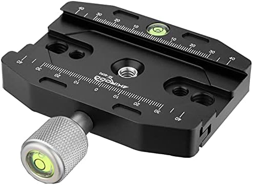 Universal 90mm Quick Release Clamp with Arca Style Plate Fits for Tripod Ballhead Universal Quick-Change seat, Tripod Quick Release Plate,monopod Head