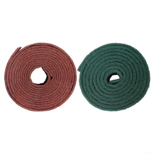 YUANGANG Éponge à récurer de cuisine - Outil de dépoussiérage - Éponge à récurer pour le nettoyage de la cuisine et la cuisinière (vert, 5,7 m x 7 cm)