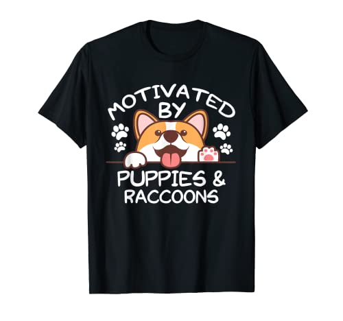 Camiseta Motivada Por Cachorros y RACCOONS RACCOON Camiseta